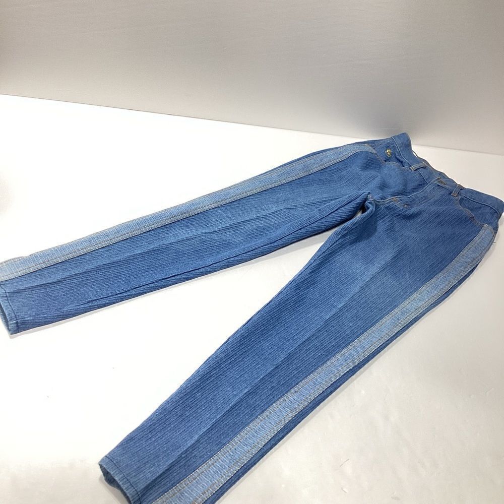 Jonathan Martin Vintage High Rise Two Toned Jeans